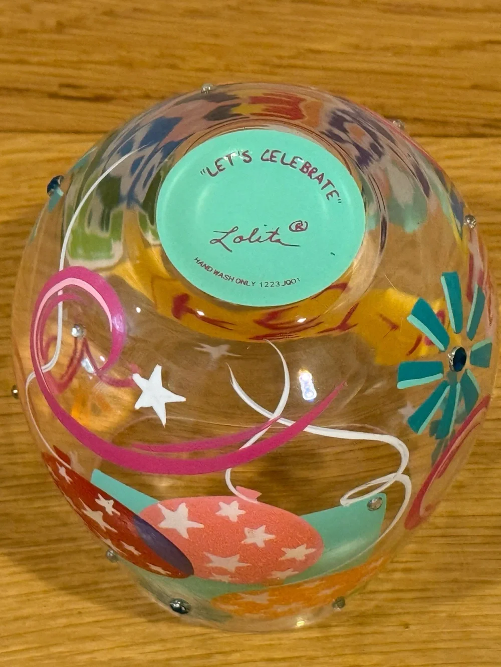 Lolita Celebrate Stemless Wine Glass